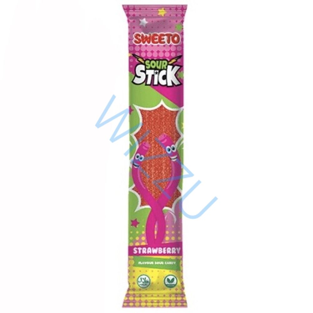 Мармелад "Sweeto" Кислые Стики Клубника 30гр