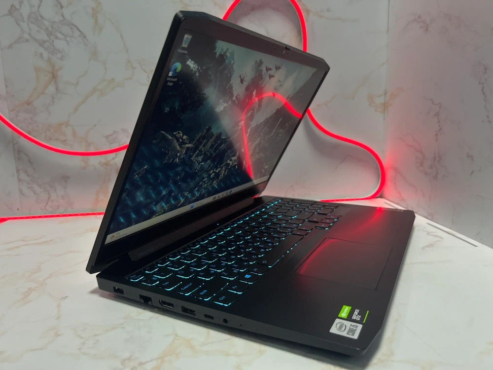 Ноутбук Lenovo IdeaPad Gaming 3 15IMH05 (81Y40173RU) 15.6"/Intel Core i5 10300H/RAM 8 GB/SSD 512 GB/ NVIDIA GeForce GTX 1650 Ti 4 ГБ/1920x1080/IPS 120 Гц/Windows 11/Подсветка кл-ры:LED/черный. Состояние: C1