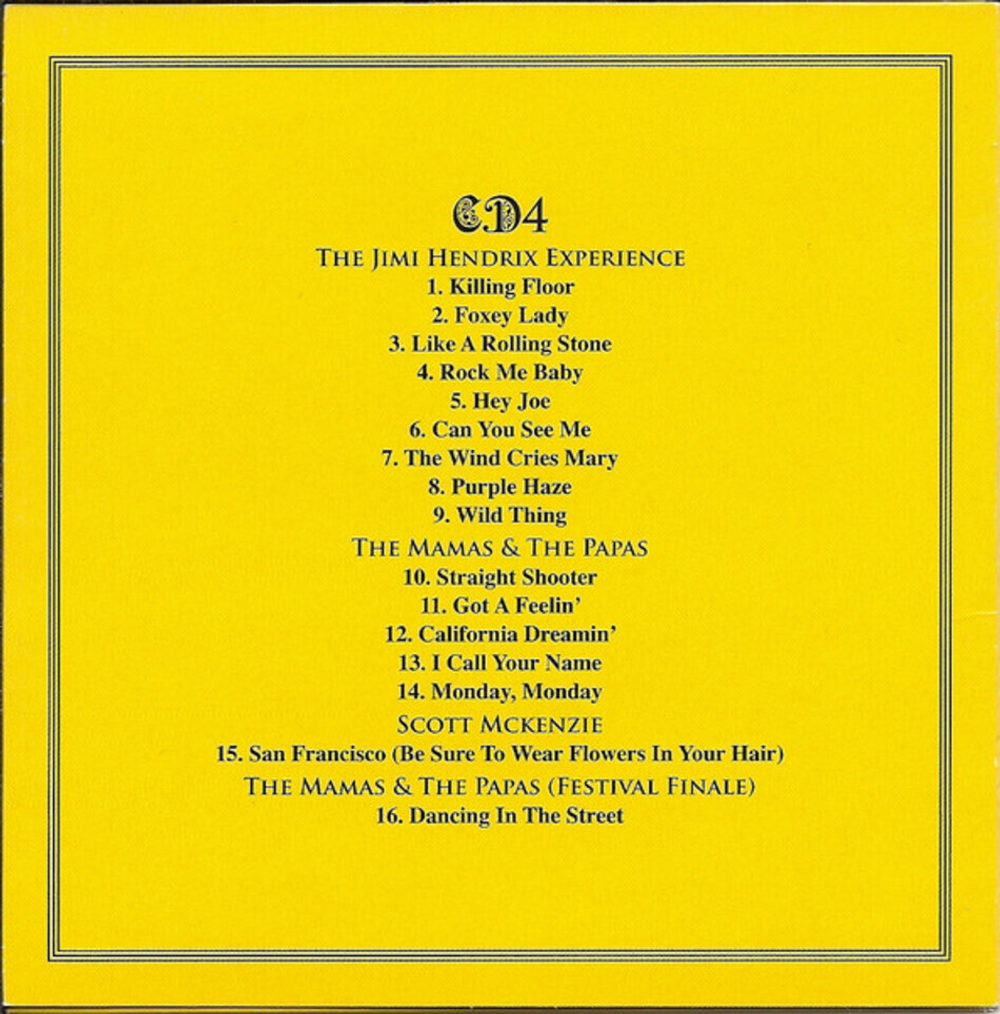 Сборник / Monterey International Pop Festival (June 16·17·18·1967)(4CD)