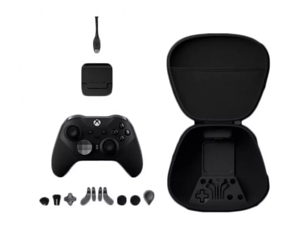 Беспроводной геймпад для Xbox One/Series/ПК (с доп. комплектацией) (Core Black, Elite Controller Series 2, FST-00003)
