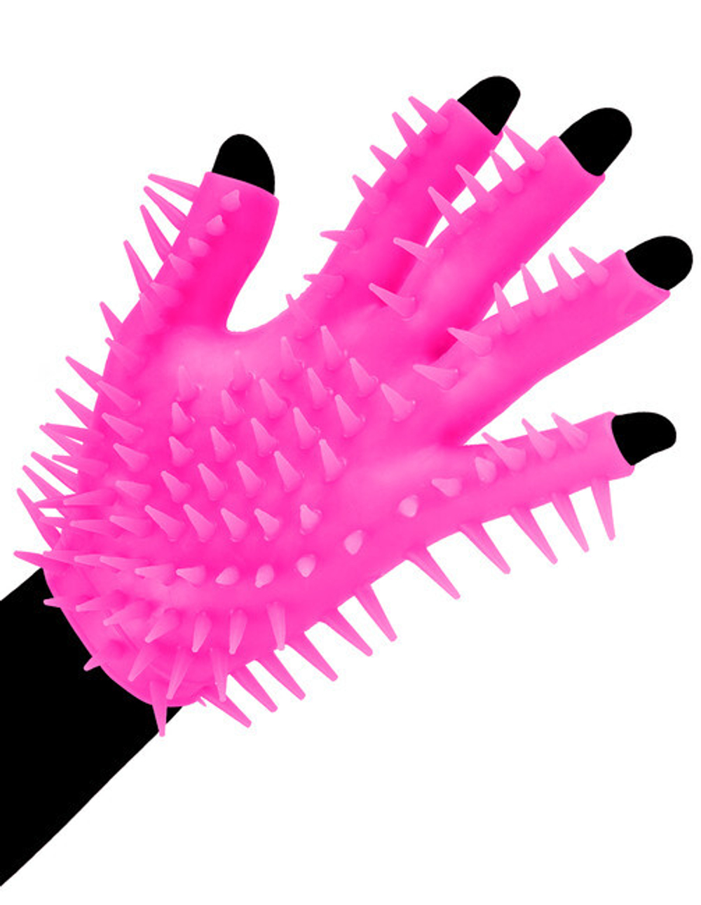 Перчатка для чувственной стимуляции эрогенных зон Neon Luv Glove розовая (Цвет: розовый)