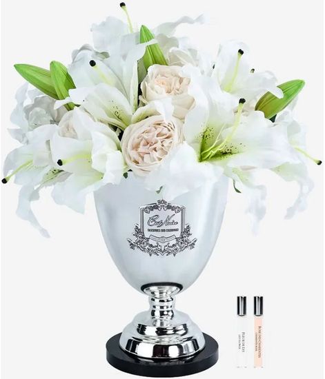 Букет лилии и розы белый Lilies & Roses ivory, Cote Noire