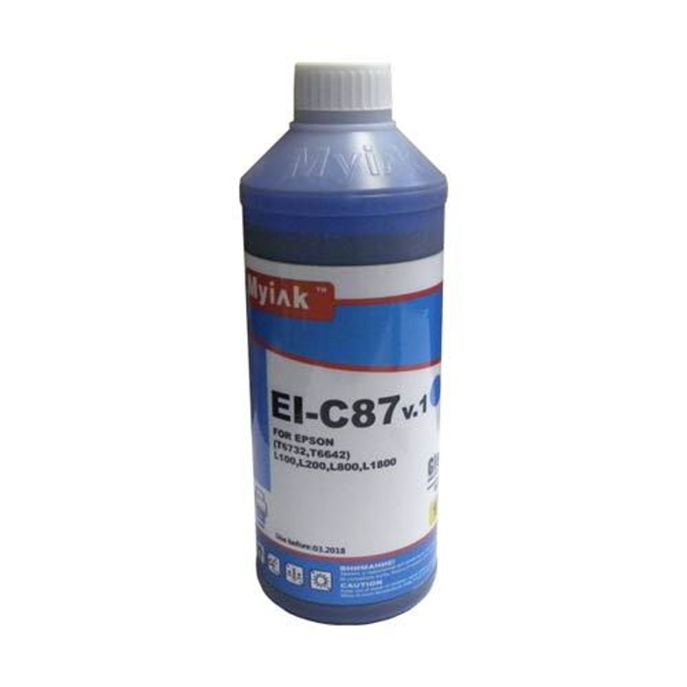 Чернила для EPSON (T6642/T6732) L100/L200/ L655/ L800/ L1800 (1л, cyan, Dye) EI-C87 Gloria™ MyInk Чернила для EPSON (T6642/T6732) L100/L200/ L655/ L800/ L1800 (1л, cyan, Dye) EI-C87 Gloria™ MyInk