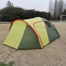 MirCamping 1504-2 двухместная туристическая палатка с тамбуром для кемпинга, рыбалки и отдыха на природе