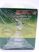 Чай зеленый Twinings "Green Tea & Lemon" 25 пакетиков, 50 г (из Финляндии)