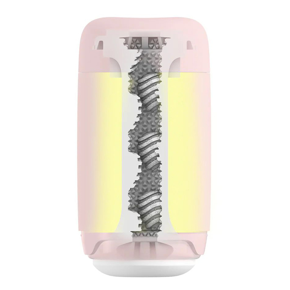 Розовый мастурбатор 16,5см Tenga Puffy Strawberry Pink PUF-005
