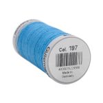 Нитки суперкрепкие Gutermann Extra Strong M782 №40 (100 метров), 5 кат. | 197 лазурно-голубой