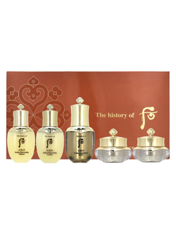 Набор антивозрастных восстанавливающих миниатюр THE HISTORY OF WHOO Cheongidan Radiant 5 set