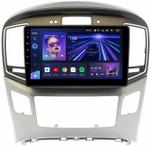 Магнитола для Hyundai H1, Grand Starex 2015-2022 (ШГУ монохром, авто с часами) - Teyes CC3 монитор 9" QLED на Android 10, Быстрая, CarPlay, 4G SIM-слот