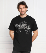 футболка skeleton band prt Alexander McQueen - черный(727309 QUZ25)