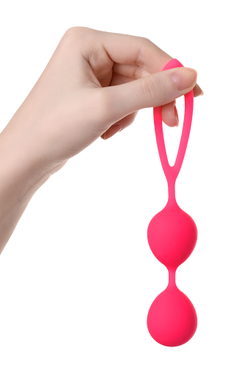 Вагинальные шарики A-Toys by TOYFA Rai, силикон, розовый, 17 см