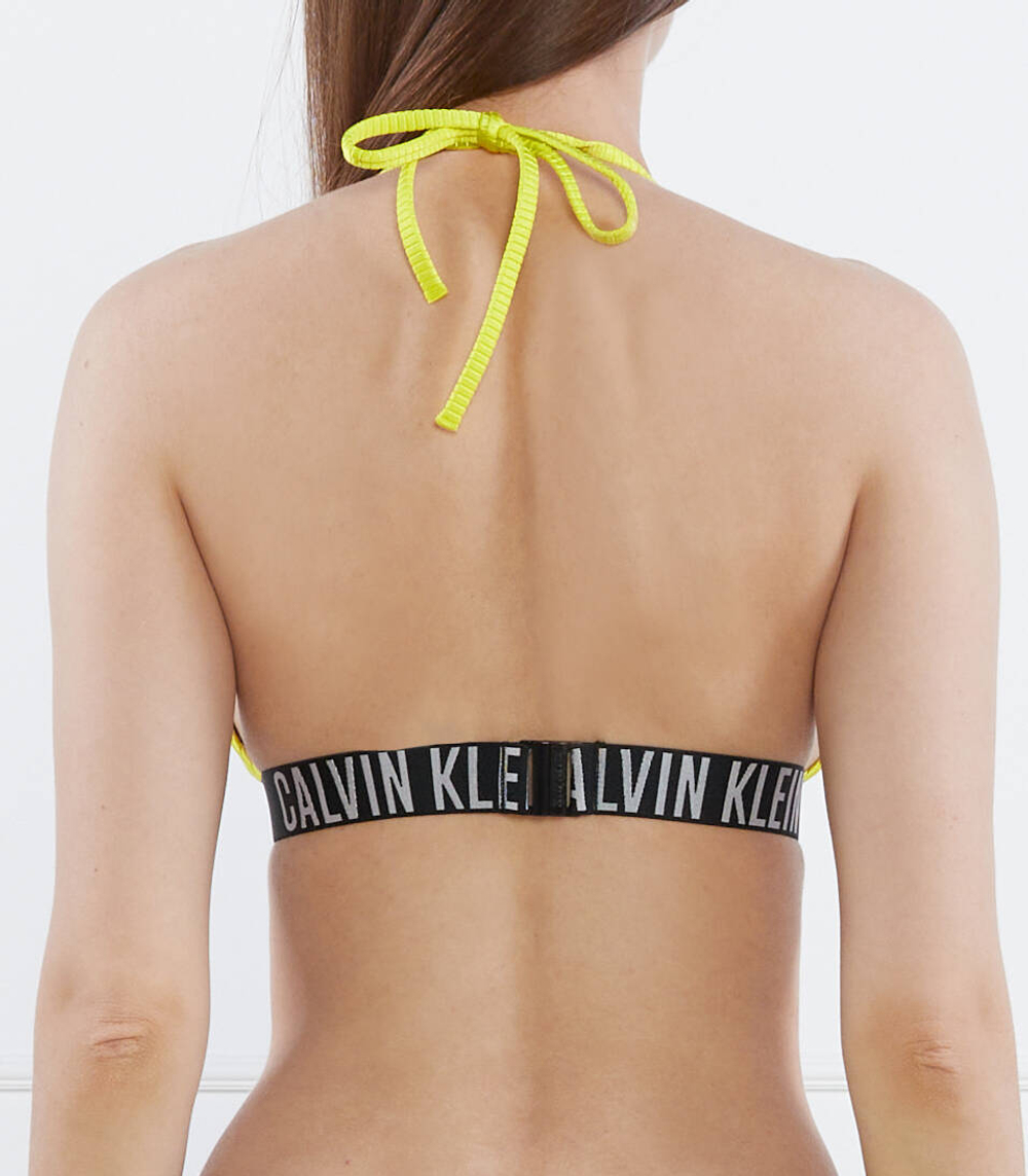 Топ бикини INTENSE POWER RIB-S Calvin Klein Swimwear - желтый(KW0KW01967)