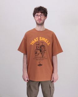 Футболка That Smell Коричневая