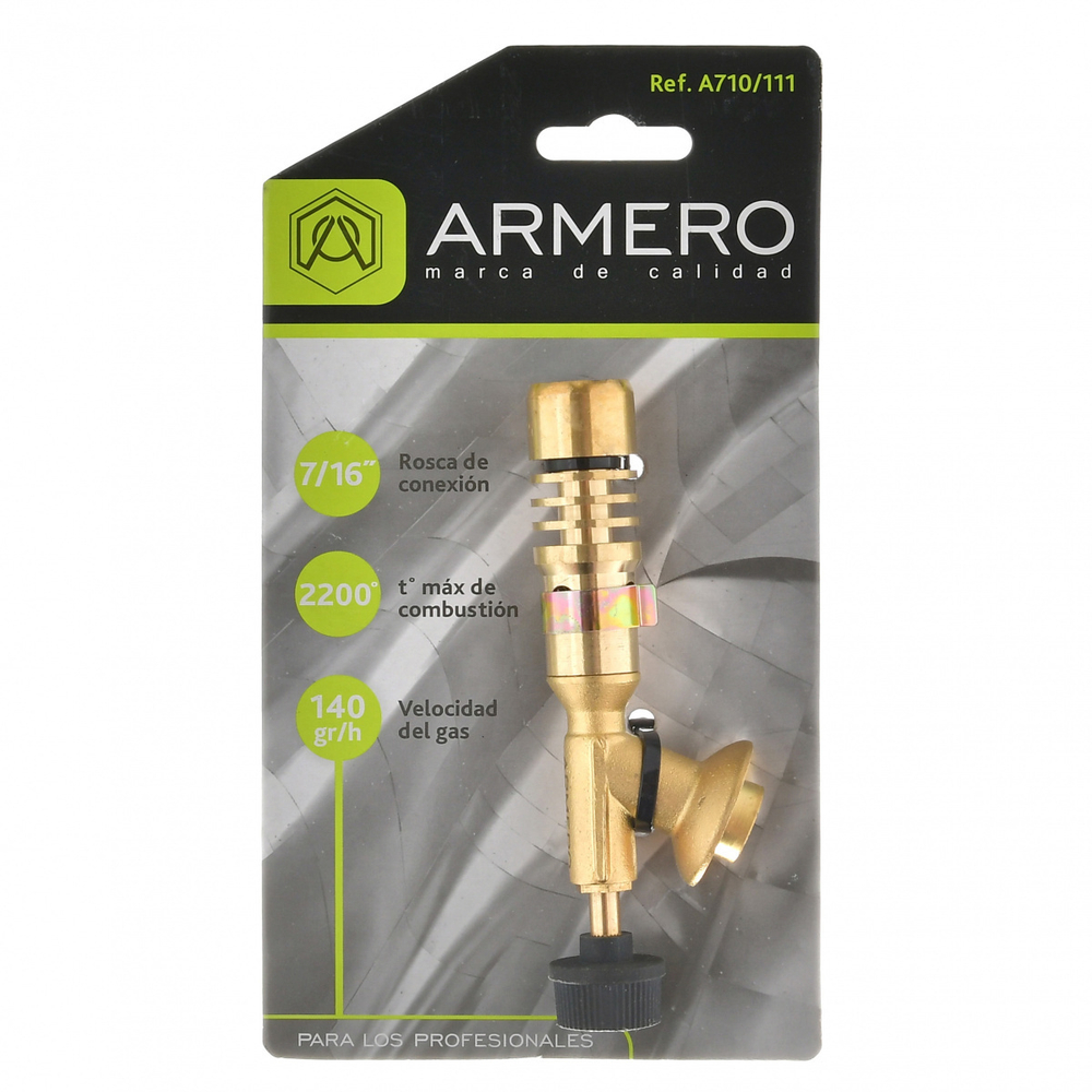 Горелка газовая Armero A710/111 компактная, 7/16"
