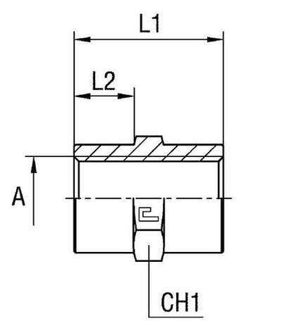 Соединение PS 16х1.5 - 16х1.5