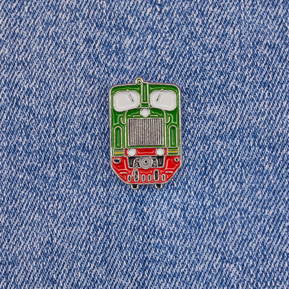 Значок тепловоз ТУ4