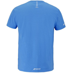 Теннисная футболка Babolat Exercise Message - malibu blue