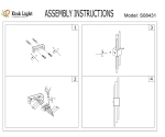 08431,19 Бра Диркс черный d8 h65 Led 6W (4000K)