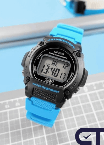 Casio W-219H-2A2 — унисекс наручные часы