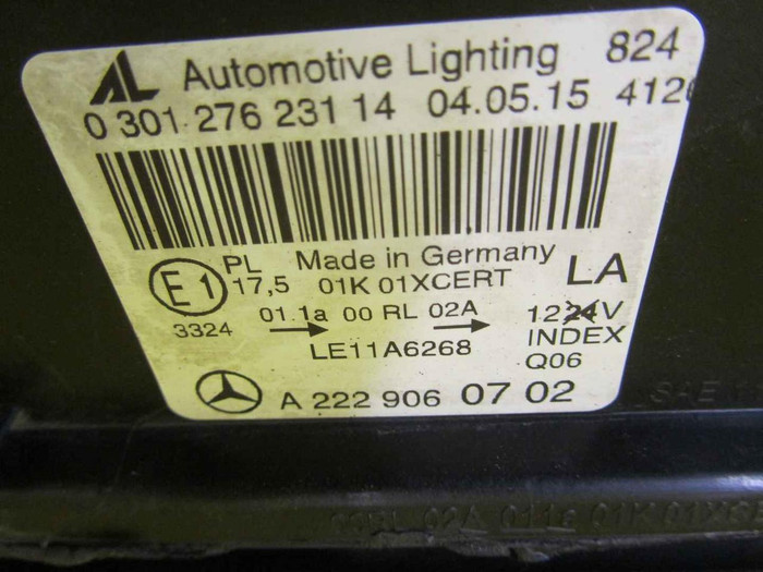 Комплект фар Mercedes S W222 LED 2013-2017