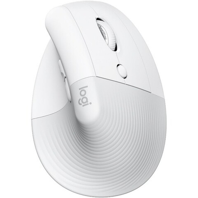 Мышь Logitech Lift Vertical Ergonomic, Off-white (беспроводная 2.4 GHz, Bluetooth)