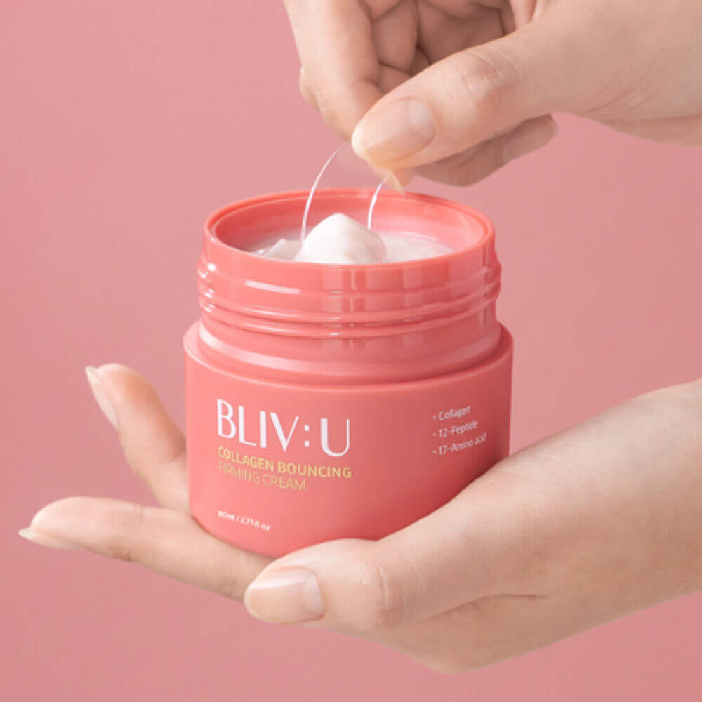 BLIV:U Collagen Bouncing Firming Cream Увлажняющий лифтинг-крем для лица с коллагеном, 80мл