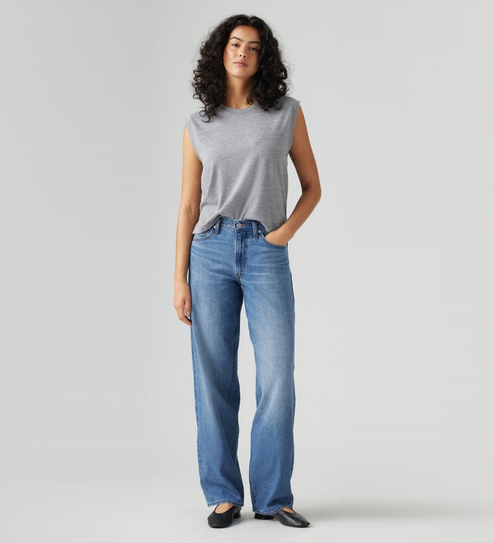 Джинсы женские LEVI'S BAGGY DAD HEAVY CHECK