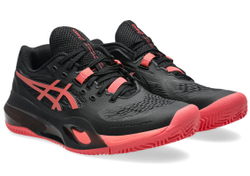 Женские теннисные кроссовки Asics Gel-Resolution X Clay — чёрный/терракотовый