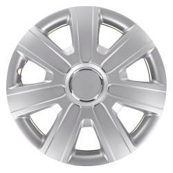 Колпаки R15 Gamma 4шт (серебристые) ABS-пластик ARNEZI A0702048
