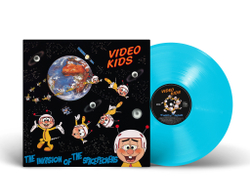 LP: Video Kids — «The Invasion Of The Spacepeckers» (1984/2023) [Limited Clear Blue Vinyl]