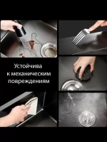 Мойка врезная 60*45 Графит NENEND 6045NEN-G