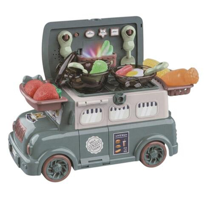 Игровой набор "Фастфуд", свет/звук, в коробке, TM "S+S"