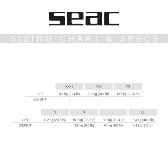 Жилет-компенсатор BCD Seac Sub Club