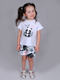 Комплект трикотажный для девочки 3-6 лет Fleur de Vie