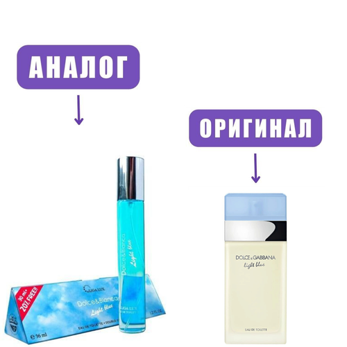 LIGA LUX 36ml D&B LIGHT BLUE edT ledy /ТВ ручка бол (версия DOLCE & GABBANA LIGHT BLUE)
