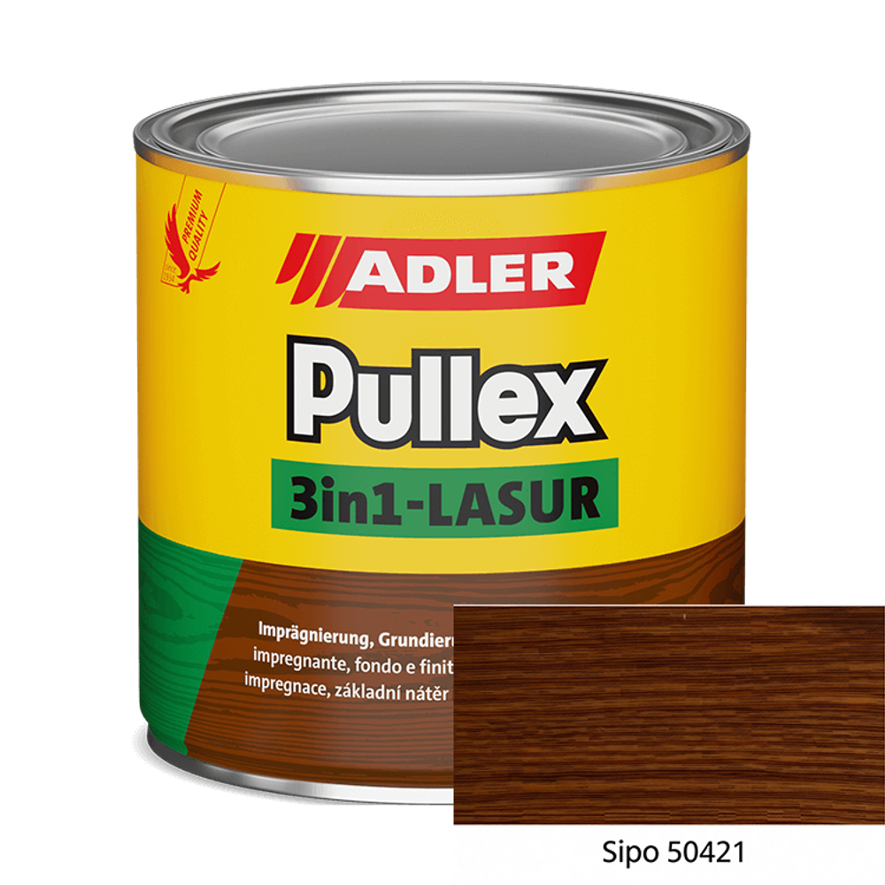 Pullex 3in1-Lasur — пропитка, грунтовка, финиш | Adler (Австрия)