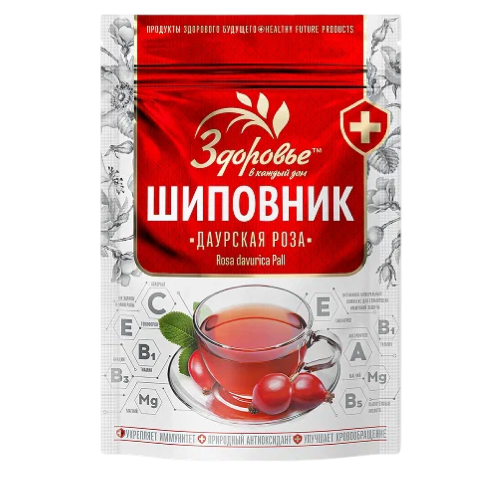 Шиповник порошок Здоровье ZIP 75г, шт