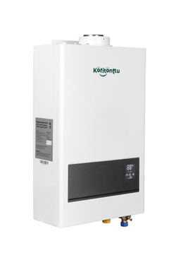 Газовая турбированная колонка Kotitonttu Suari S12FT (полное турбо 24 кВт) для частного дома