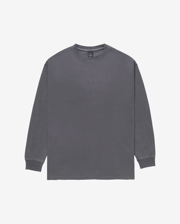 Лонгслив Garment Dyed графитовый - фото 1