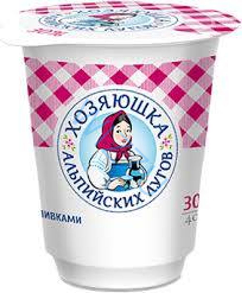 Сметанный продукт  Хозяюшка 30% 400 гр