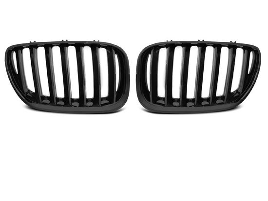 Решетка (ноздри) радиатора BLACK GLOSSY для BMW X5 E53 LCi