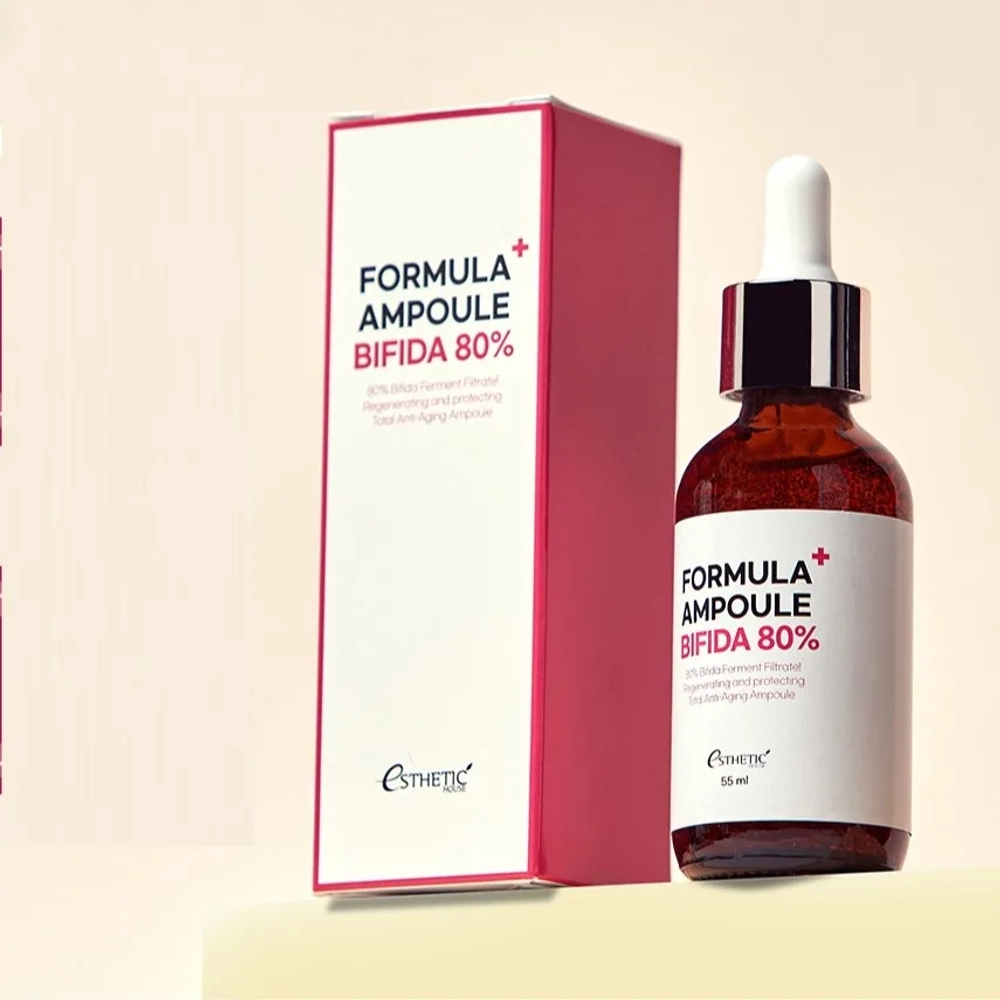 [ESTHETIC HOUSE] Сыворотка для лица БИФИДОБАКТЕРИИ FORMULA AMPOULE BIFIDA 80%, 55 мл