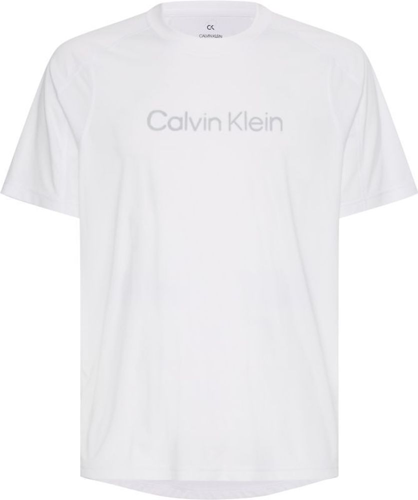 Мужская теннисная футболка Calvin Klein SS T-shirt - bright white