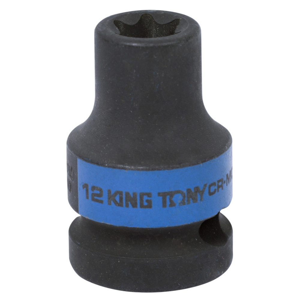 Головка торцевая ударная TORX Е-стандарт 1/2", E12 KING TONY 457512M