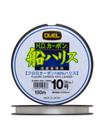 Флюорокарбоновая поводочная леска для рыбалки Duel H.D,Carbon Fune Leader Fluorocarbon 100%, 0,285 мм, 100 м, 6 кг, прозрачный