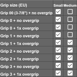 GripFixer Tennis Medium Left - красный
