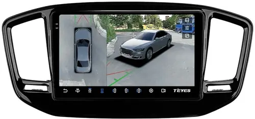 Магнитола для Geely Emgrand X7 2019-2021 - Teyes CC3-2K-360 на Android 10, Быстрая, 2K QLED, CarPlay, 4G SIM-слот, 4 камеры в комплекте