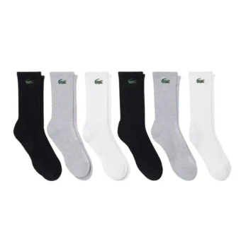 Теннисные носки Lacoste Sport 6P - white/grey/black