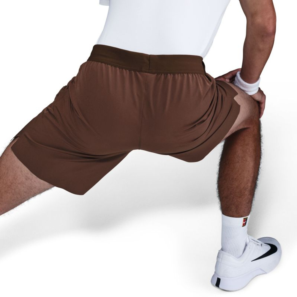 Мужские теннисные шорты Nike Court Advantage Dri-Fit 8in - cacao wow/white