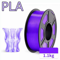 Пластик JAYO - PLA\1.75\1.1кг - Прозрачный фиолетовый